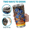 Custom Rose Tumbler - Personalized Mother's Day Birthday Gifts For Mom, Grandma - A Dynasty Of Love