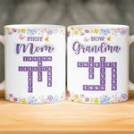 Custom Scrabble 3D Inflated Effect Printed Mug - Personalized Mother's Day Birthday Gifts For Mom, Grandma - Blessed This Mother’s Day