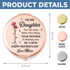 Custom Compact Mirror - Personalized Mother's Day Birthday Gifts For Daughter - My Little Girl, Now Someone’s Whole World