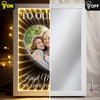 Custom Photo Infinity Mirror Light Box - Personalized Mother's Day Birthday Gifts For Mom - Celebrating Moms With Love