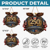 Custom Wood Sign - Personalized America 250th Anniversary Gifts For Mom, Dad, Brother, Sister, Kids - American Pride Always