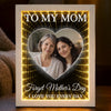 Custom Photo Infinity Mirror Light Box - Personalized Mother's Day Birthday Gifts For Mom - Celebrating Moms With Love