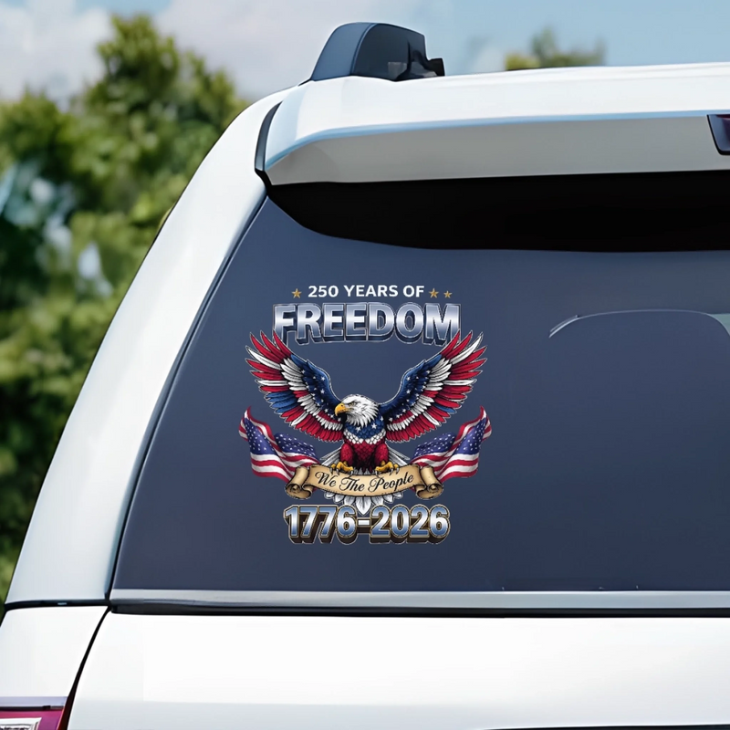 Custom RV Decal - Personalized America 250th Anniversary Gifts For Men And Women - Born To Shine