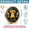 Commemorative Keepsake Coin - America 250th Anniversary Gifts For Women, Men - Freedom Sounds Strong