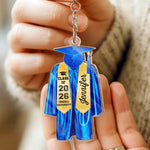 Custom Name Graduation Gifts for Graduates - Personalized Acrylic Keychain