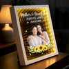 Custom Photo Infinity Mirror Light Box - Personalized Mother's Day Birthday Gifts For Mom - A Bond That Lasts Forever