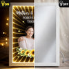 Custom Photo Infinity Mirror Light Box - Personalized Mother's Day Birthday Gifts For Mom - A Bond That Lasts Forever