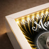 Custom Photo Infinity Mirror Light Box - Personalized Mother's Day Birthday Gifts For Mom - Mom, Always My Hero