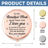 Custom Compact Mirror - Personalized Mother's Day Birthday Gifts For Mom - The Sweetest Kind Of Reminder
