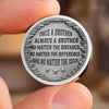 Custom Pocket Hug - Personalized Birthday Gifts For Brother - An Unbreakable Brotherhood