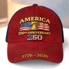 Custom Hat, All Over Print Classic Cap - Personalized America 250th Anniversary Gifts For Women, Men - Pure American Spirit