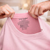 Custom Inside Neck Print T-Shirt - Personalized Birthday Gifts For Daughter - My Love, Your Armor