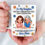 Custom 3D Inflated Effect Printed Mug - Personalized Mother's Day Birthday Gifts For Mom, Daughter - Motherhood Runs In Us