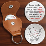 New Arrival, Custom Pocket Hug - Personalized Anniversary Wedding Gifts For Husband And Wife, Him And Her - Let Me Hold Your Hand AMZ
