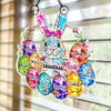 Custom Window Hanging Suncatcher Ornament - Personalized Easter Gifts For Mom, Grandma - Mom And Grandma Forever Loved