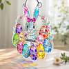 Custom Window Hanging Suncatcher Ornament - Personalized Easter Gifts For Mom, Grandma - Mom And Grandma Forever Loved