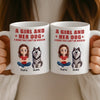 Custom Mug - Personalized Birthday Gifts For Dog Lovers, Dog Dad And Mom - My Dog Is My Happiness