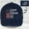 Custom Hat, All Over Print Classic Cap - Personalized Father's Day Birthday Gifts For Dad, Grandpa - Dad And Grandpa Our Heroes
