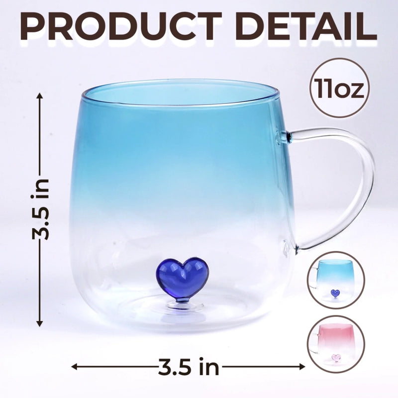 Custom Gradient Glass Mug - Personalized Birthday Gifts For Mom, Grandma - Always Mom, Now A Proud Grandma