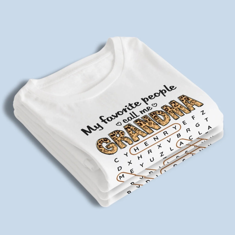 Custom Word Search Puzzle Unisex T-shirt, Premium T-shirt, Hoodie - Personalized Mother's Day Birthday Gifts For Mom, Grandma - Collecting Moments, Not Things