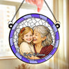 Custom Photo Window Hanging Suncatcher Ornament - Personalized Mother's Day Birthday Gifts For Mom, Grandma - My Sunshine, My Safe Place