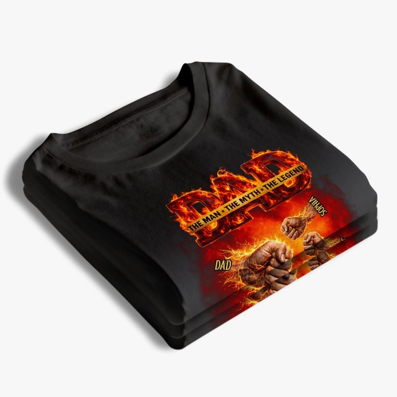 Custom Unisex T-shirt, Premium T-shirt, Hoodie - Personalized Father's Day Birthday Gifts For Dad, Grandpa -  Proud Dad Club