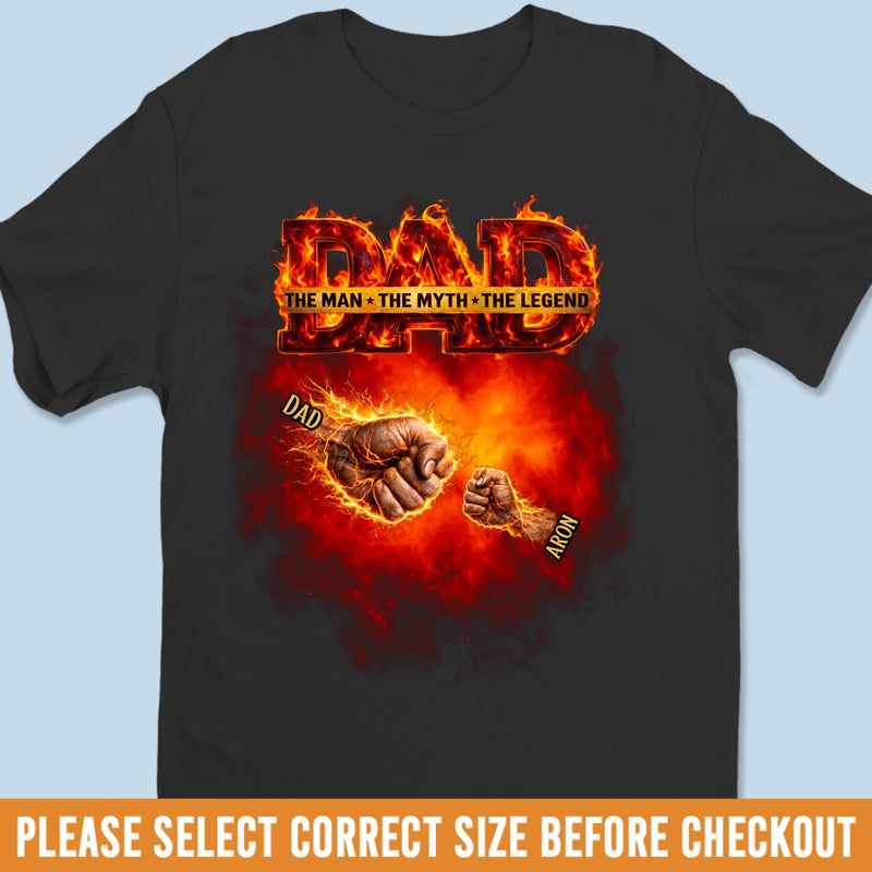 Custom Unisex T-shirt, Premium T-shirt, Hoodie - Personalized Father's Day Birthday Gifts For Dad, Grandpa -  Proud Dad Club