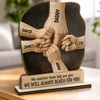 Custom 2-Layered Wooden Plaque - Personalized Father's Day Birthday Gifts For Dad, Grandpa - Dad And Grandpa Our Pride