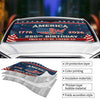 Custom Auto Windshield Sunshade, Car Window Protector - Personalized America 250th Anniversary Gifts For Women, Men - One Nation, Endless Pride