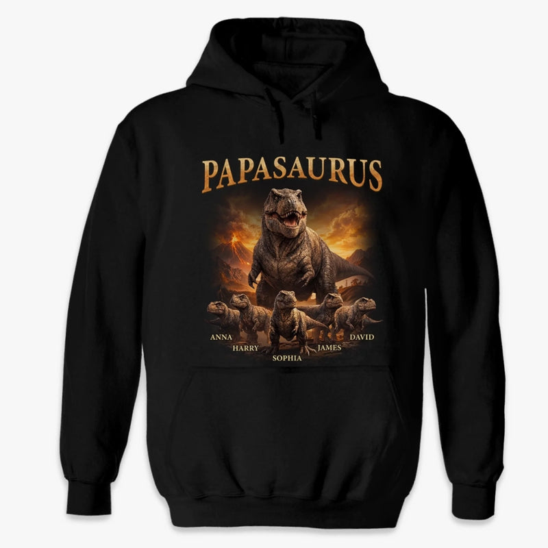 Custom Unisex T-shirt, Premium T-shirt, Hoodie - Personalized Father's Day Birthday Gifts For Dad, Grandpa - My First Hero My Forever Dad