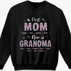 Custom Unisex T-shirt, Premium T-shirt, Hoodie - Personalized Mother's Day Birthday Gifts For Mom, Grandma - First Mom Now Grandma Floral