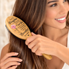 Custom Birth Month Flower Hair Brush - Personalized Thank You Graduation Birthday Gifts For Daughters, Mother - A Flower As Unique As You