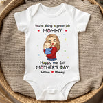 Custom Name Mother's Day Gifts for Mom - Personalized Baby Onesies