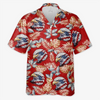 Custom Unisex Tropical Hawaiian Aloha Shirt - Personalized America 250th Anniversary Gifts For Women, Men - United In Brave Spirit 🇺🇸