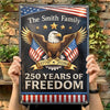 Custom Home Decor Metal Sign - Personalized America 250th Anniversary Gifts For Mom, Dad, Brother, Sister, Kids - Still Standing, Still Free