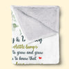 Custom Blanket - Personalized Baby Shower, Gender Reveal Gifts For New Moms, New Dads, New Parents - New Life, New Love, New Journey