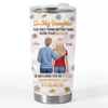 Custom 3D Inflated Effect Printed Tumbler - Personalized Mother's Day Birthday Gifts For Daughter - My Love, Your Legacy