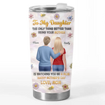 Custom 3D Inflated Effect Printed Tumbler - Personalized Mother's Day Birthday Gifts For Daughter - My Love, Your Legacy