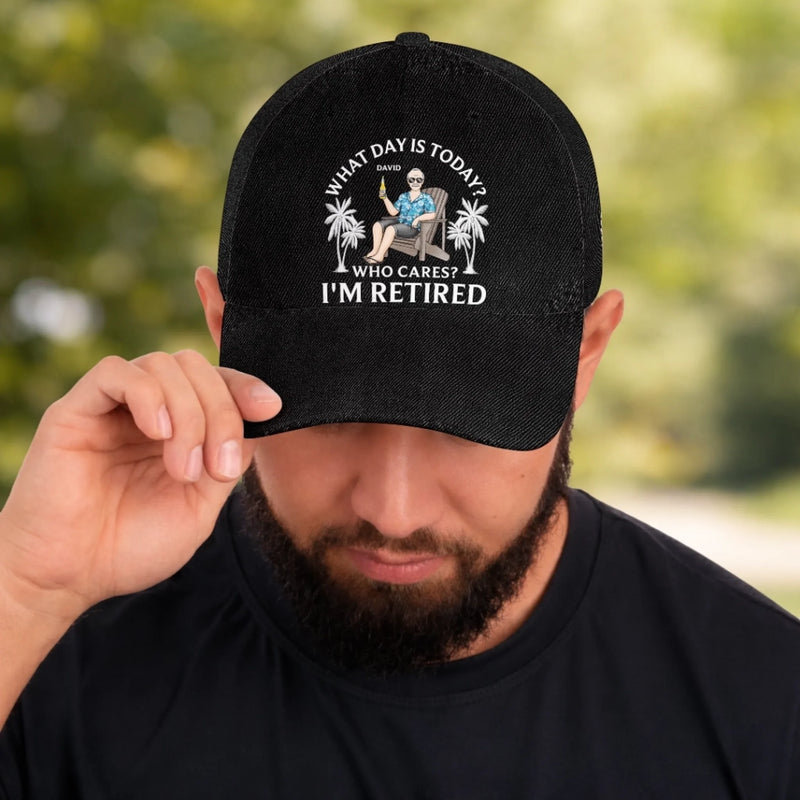 Custom Hat, All Over Print Classic Cap - Personalized Retirement Gifts For Women, Men - Time To Enjoy Life Fully
