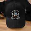 Custom Hat, All Over Print Classic Cap - Personalized Retirement Gifts For Women, Men - Time To Enjoy Life Fully