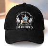 Custom Hat, All Over Print Classic Cap - Personalized Retirement Gifts For Women, Men - Time To Enjoy Life Fully
