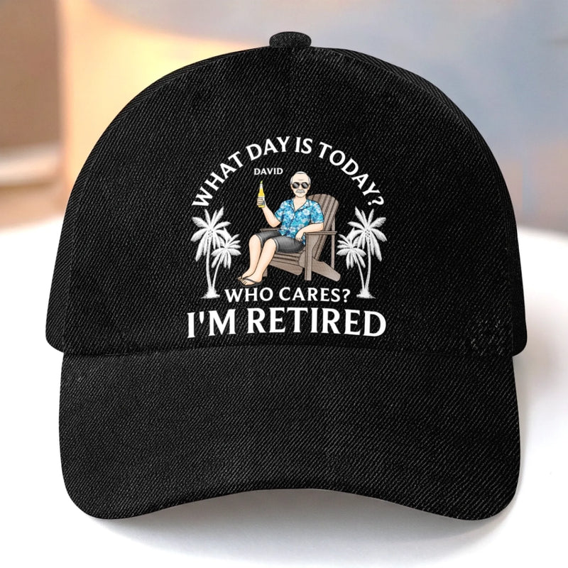 Custom Hat, All Over Print Classic Cap - Personalized Retirement Gifts For Women, Men - Time To Enjoy Life Fully