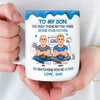 Custom 3D Inflated Effect Printed Mug - Personalized Birthday Gifts For Son - My Son My Pride
