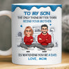 Custom 3D Inflated Effect Printed Mug - Personalized Birthday Gifts For Son - My Son My Pride