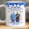 Custom 3D Inflated Effect Printed Mug - Personalized Birthday Gifts For Son - Always Be My Little Boy