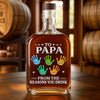 Custom Liquor Decanter - Personalized Father's Day Birthday Gifts For Dad, Grandpa - Dad Love Leads The Way