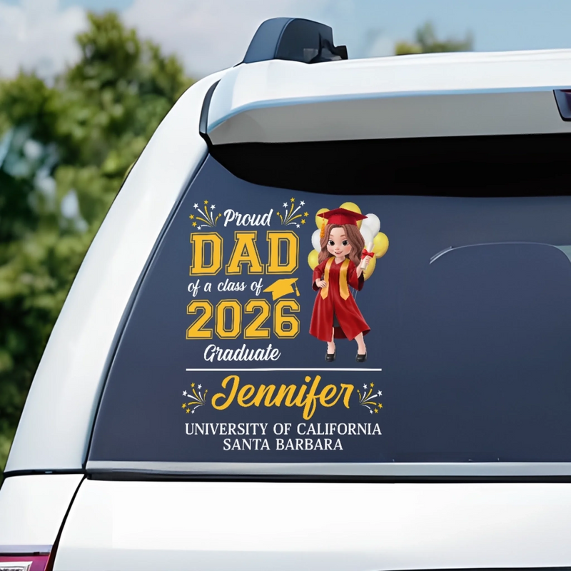 Custom RV Decal - Personalized Graduation Gifts For Him, Her - Go Where Your Dreams Take You