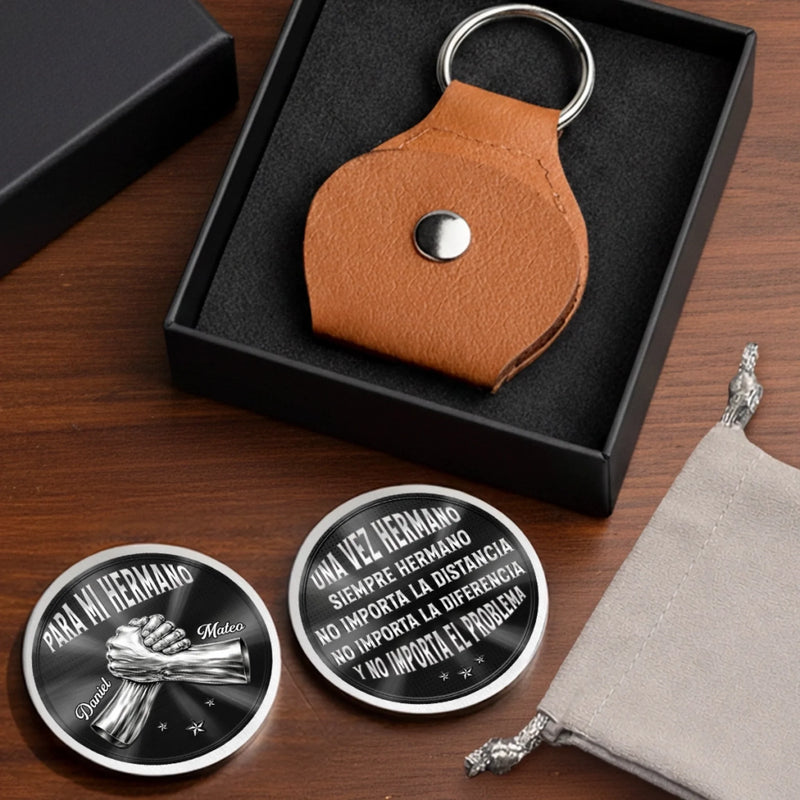Abrazo De Bolsillo Personalizado – Regalo De Cumpleaños Personalizado Para Tu Hermano - Hermanos A Través De Todo