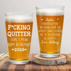 Now You Can Do Nothing All Day - Coworker Personalized Custom Beer Glass - Appreciation, Retirement Gift For Coworkers, Work Friends, Colleagues