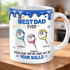 Custom 3D Inflated Effect Printed Mug - Personalized Funny Father's Day Birthday Gifts For Dad - Your Love Has Shaped Me